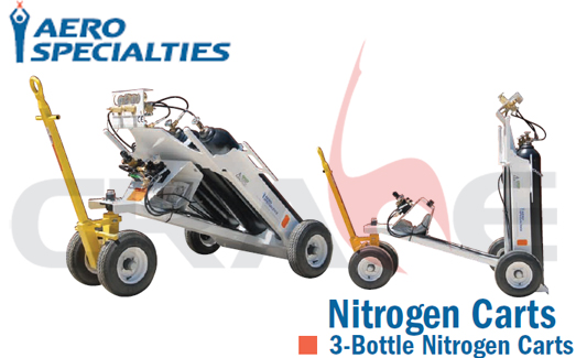 AEROSPECIALTIES/ͨƺ3ƿװ/3-Bottle Nitrogen Carts
