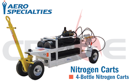 AEROSPECIALTIES/ͨƺ4ƿװ/4-Bottle Nitrogen Carts