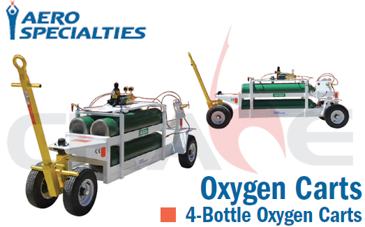 AEROSPECIALTIES/ͨɻƿװ/4-Bottle Oxygen Carts